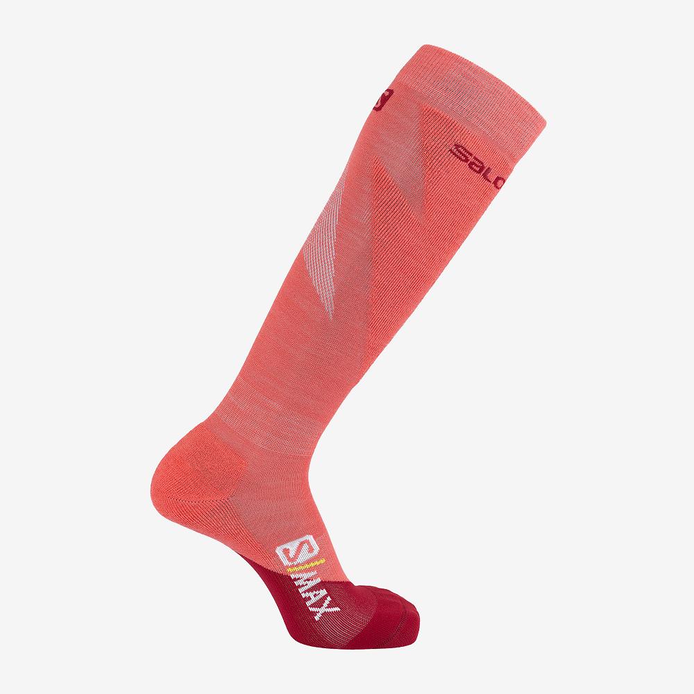 Chaussettes Salomon Femme Rose - Salomon S MAX W - France (0627-ALRKC)